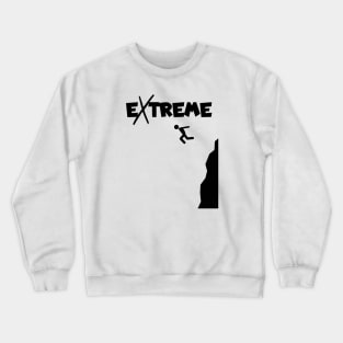 Cliff jumping extreme Crewneck Sweatshirt